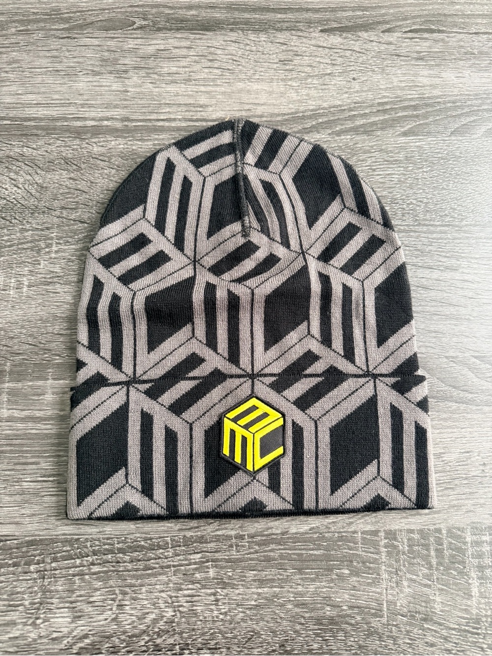 MCM Cubic Monogram Jacquard Beanie